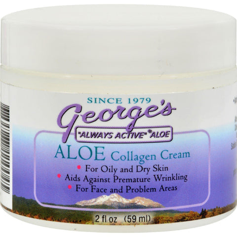 George's Aloe Vera Collagen Cream - 2 Oz