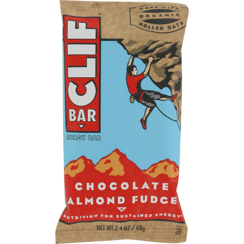 Clif Bar - Organic Chocolate Almond Fudge - Case Of 12 - 2.4 Oz