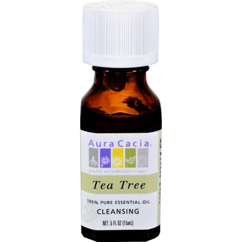 Aura Cacia Pure Essential Oil Tea Tree - 0.5 Fl Oz