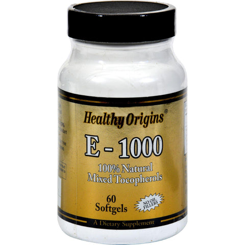 Healthy Origins E-1000 - 1000 Iu - 60 Softgels