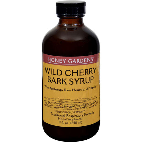 Honey Gardens Apiaries Honey Wild Cherry Bark Syrup - 8 Fl Oz