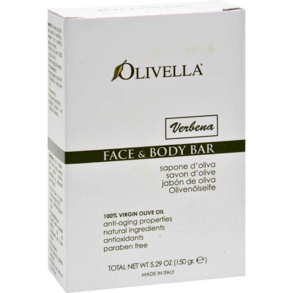 Olivella Face And Body Bar Verbena - 5.29 Oz