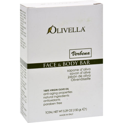 Olivella Face And Body Bar Verbena - 5.29 Oz