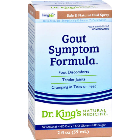 King Bio Homeopathic Gout Symptom Reliever - 2 Fl Oz