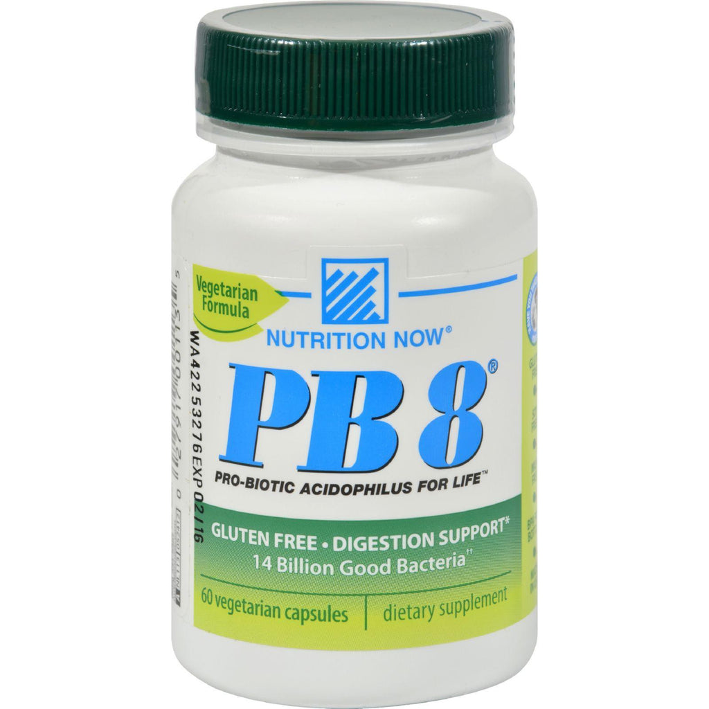 Nutrition Now Pb 8 Pro-biotic Acidophilus For Life - 500 Mg - 60 Vegetarian Capsules