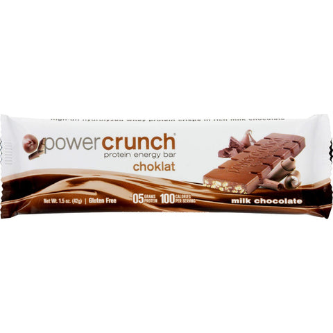 Power Crunch Bar - Chocolate Milk - Case Of 12 - 1.4 Oz