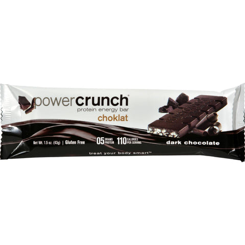 Power Crunch Bar - Dark Chocolate - Case Of 12 - 1.4 Oz