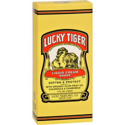 Lucky Tiger Liquid Cream Shave - 5 Fl Oz