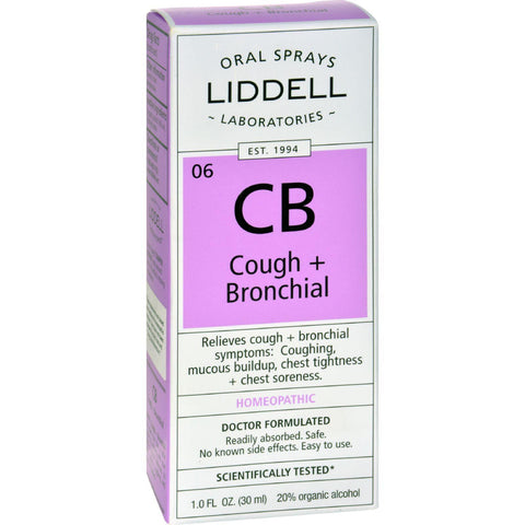 Liddell Homeopathic Cough And Bronchial Spray - 1 Fl Oz