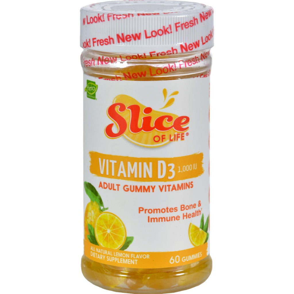 Hero Nutritionals Slice Of Life Vitamin D3 - 60 Gummies