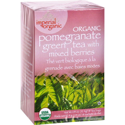 Uncle Lee's Imperial Organic Pomegranate Green Tea With Mixed Berries - 18 Tea Bags