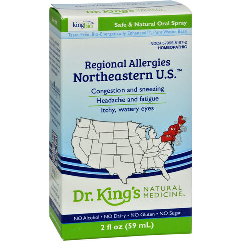 King Bio Homeopathic Northeastern U.s. - 2 Fl Oz