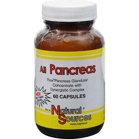 Natural Sources All Pancreas - 60 Capsules