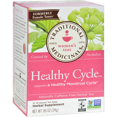 Traditional Medicinals Female Toner Herbal Tea - 16 Tea Bags - Case Of 6