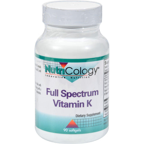 Nutricology Full Spectrum Vitamin K - 90 Softgels