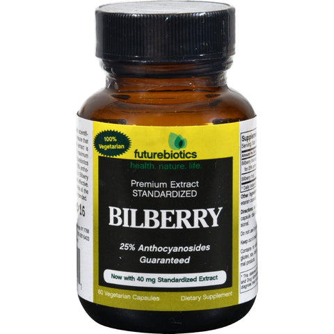 Futurebiotics Bilberry - 140 Mg - 60 Capsules