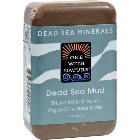 One With Nature Dead Sea Mineral Dead Sea Mud Soap - 7 Oz