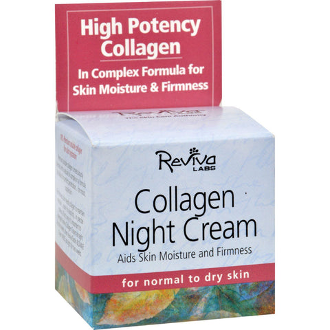 Reviva Labs Collagen Night Cream - 1.5 Oz