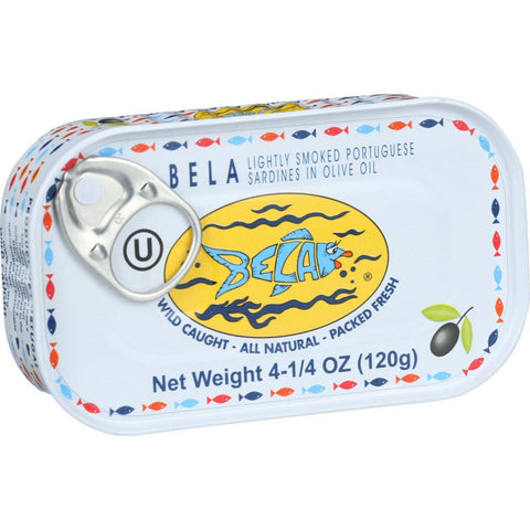Bela-olhao Sardines In Olive Oil - 4.25 Oz - Case Of 12
