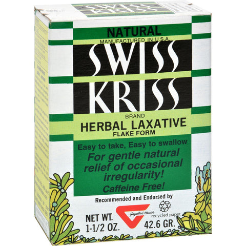 Modern Natural Products Swiss Kriss Herbal Laxative Flake Form - 1.5 Oz