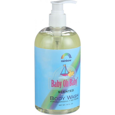 Rainbow Research Baby Oh Baby Herbal Body Wash - Scented - 16 Oz
