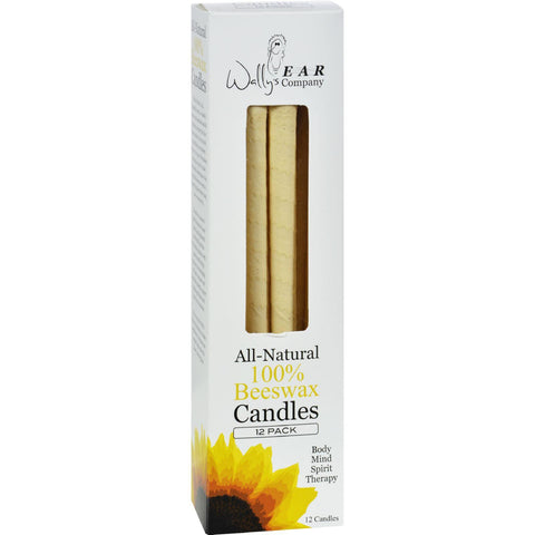 Wally's Ear Candles Beeswax Family Pack - 12 Candles