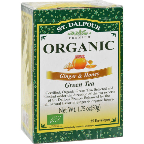 St Dalfour Ginger And Honey Green Tea - 25 Tea Bags