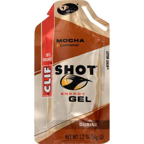 Clif Bar Clif Shot - Organic Mocha - Case Of 24 - 1.2 Oz