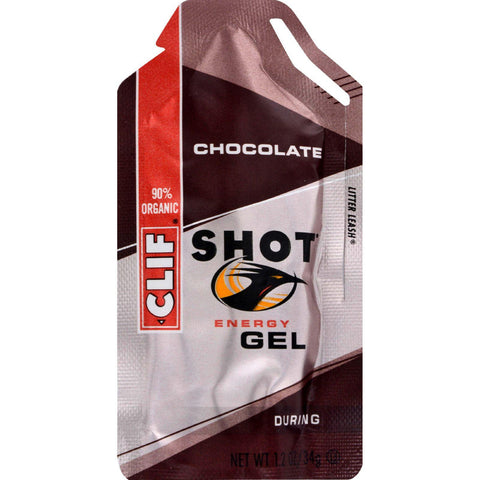 Clif Bar Clif Shot - Chocolate - Case Of 24 - 1.2 Oz