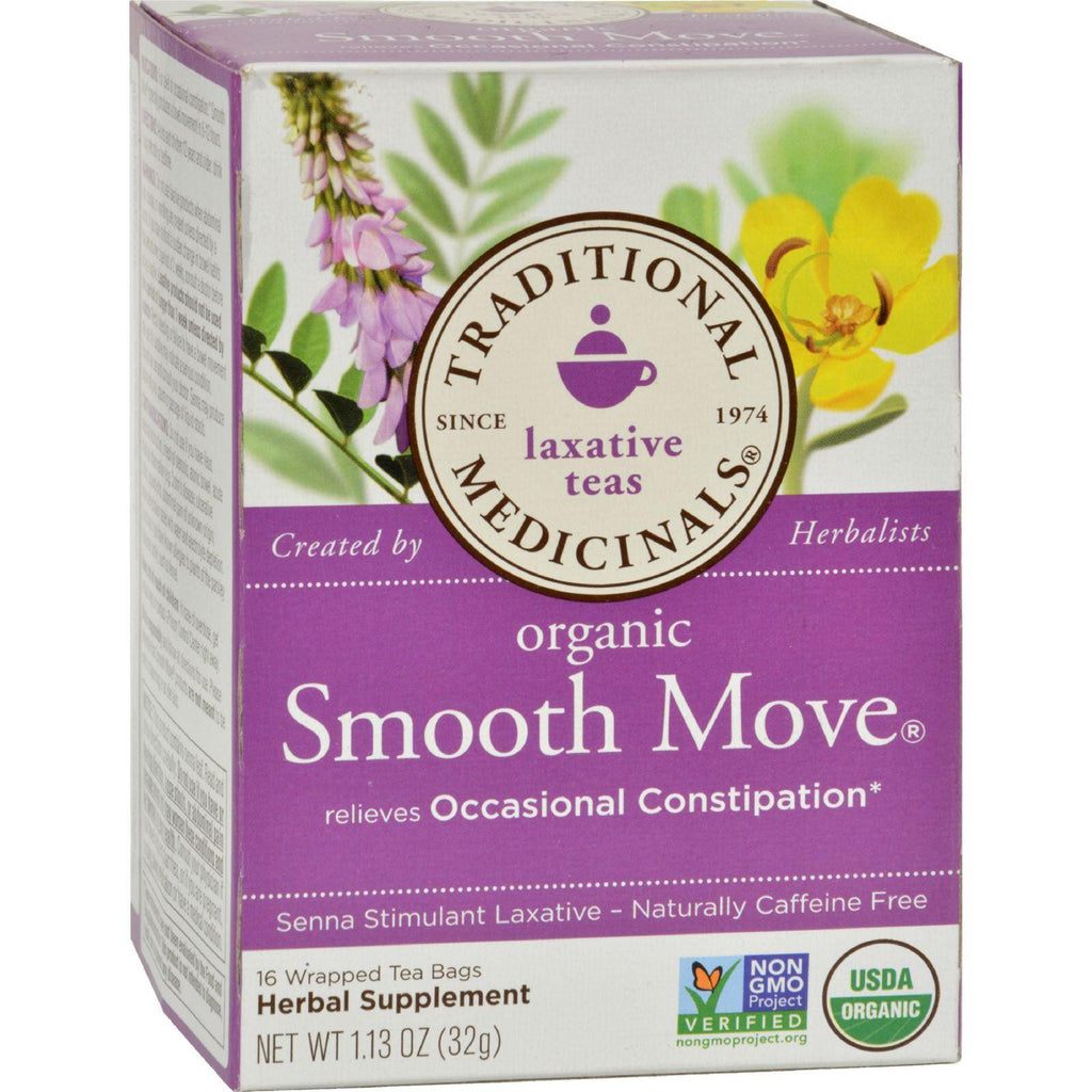 Traditional Medicinals Organic Senna Stimulant Laxative Tea - Caffeine Free - 16 Bags