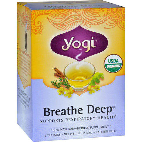 Yogi Tea Breathe Deep - Caffeine Free - 16 Tea Bags