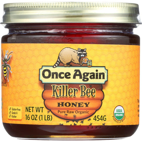 Once Again Honey - Organic - Killer Bee - 1 Lb - Case Of 12