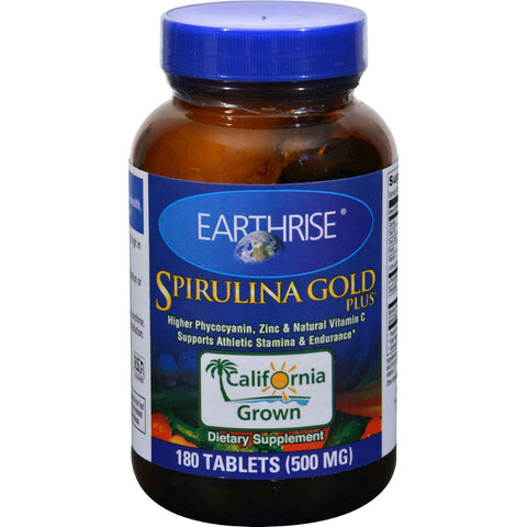 Earthrise Spirulina Gold Plus - 180 Tablets