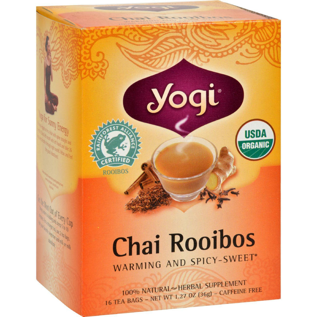 Yogi Tea Chai Rooibos - Caffeine Free - 16 Tea Bags