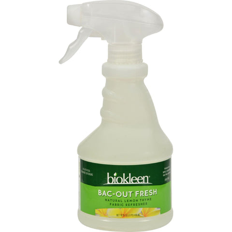 Biokleen Bac-out Fresh Natural Fabric Refresher - Lemon Thyme - Case Of 6 - 16 Oz