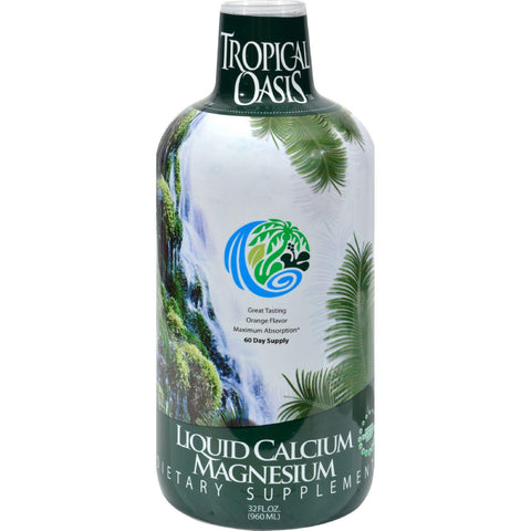 Tropical Oasis Liquid Calcium Magnesium Orange - 32 Fl Oz