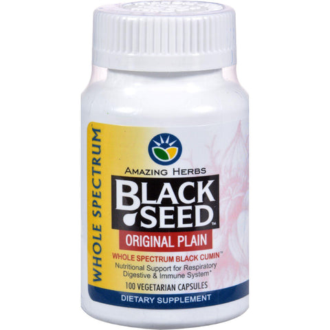 Amazing Herbs Black Seed - 100 Capsules
