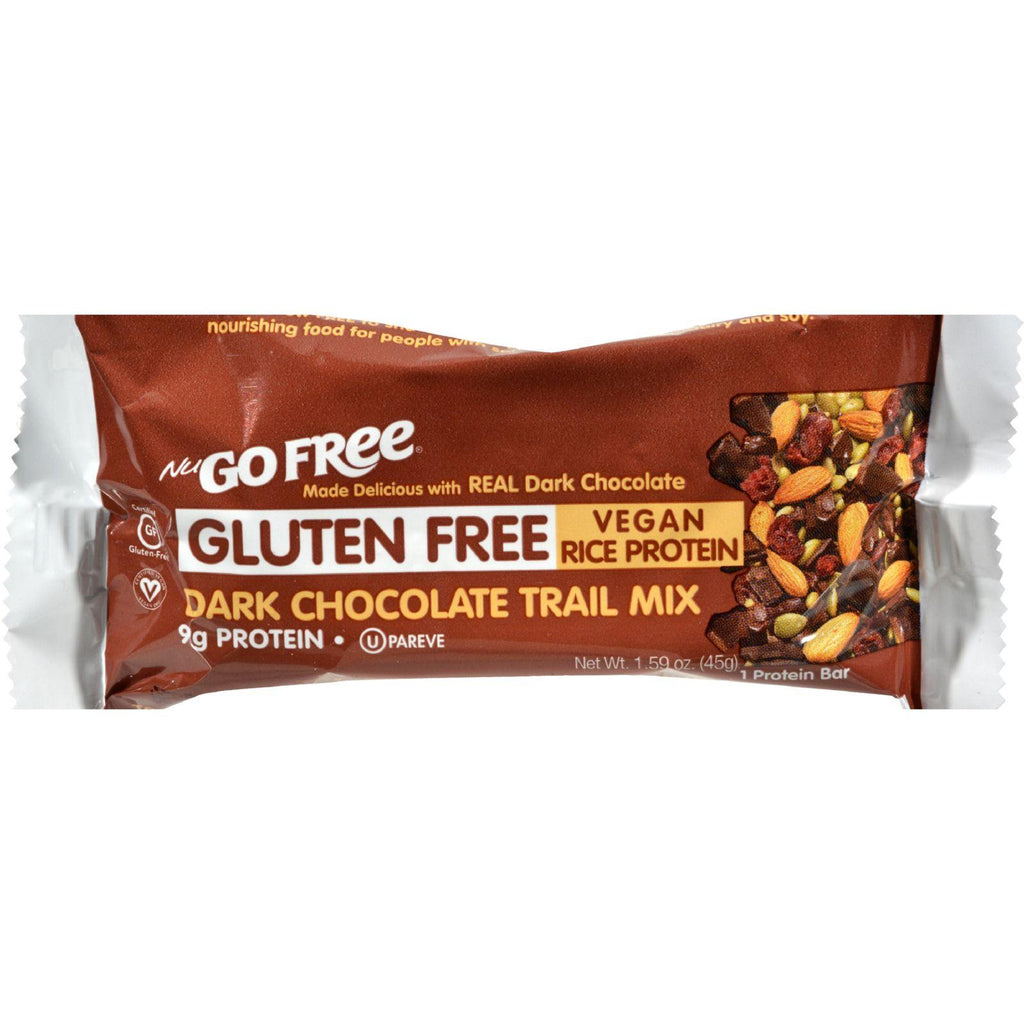 Nugo Nutrition Trail Mix Bar - Gluten Free - Dark Chocolate - Case Of 12 - 45 Grams