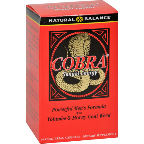 Natural Balance Cobra Sexual Energy - 60 Vegetarian Capsules
