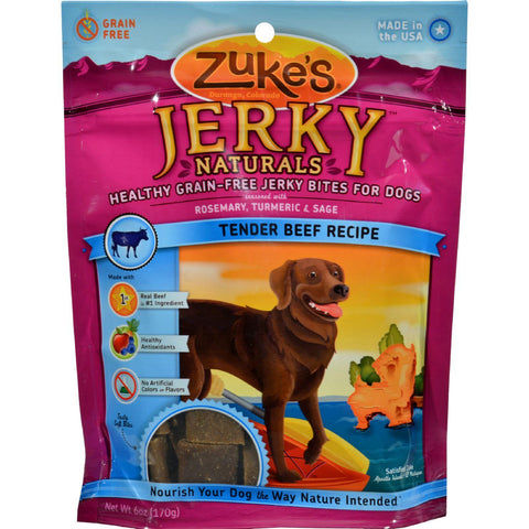 Zuke's Jerky Naturals For Dogs Beef - 6 Oz