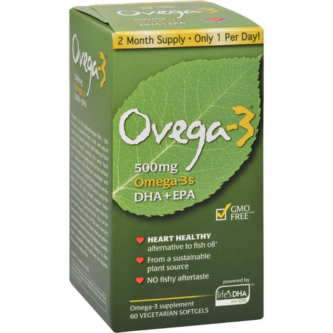 Amerifit Nutrition Ovega-3 - 500 Mg - 60 Vegetarian Softgels