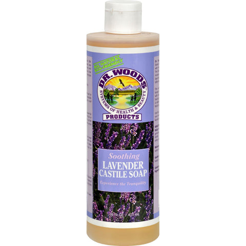 Dr. Woods Castile Soap Soothing Lavender - 16 Fl Oz
