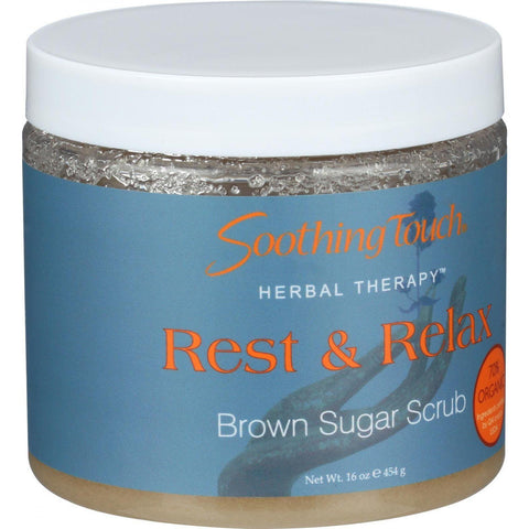 Soothing Touch Brown Sugar Scrub - Rest And Relax - 16 Oz