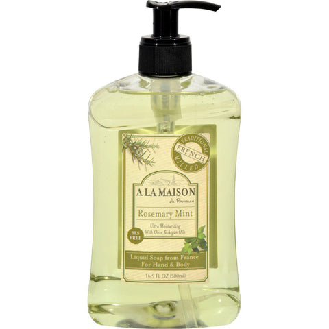 A La Maison French Liquid Soap Rosemary Mint - 16.9 Fl Oz