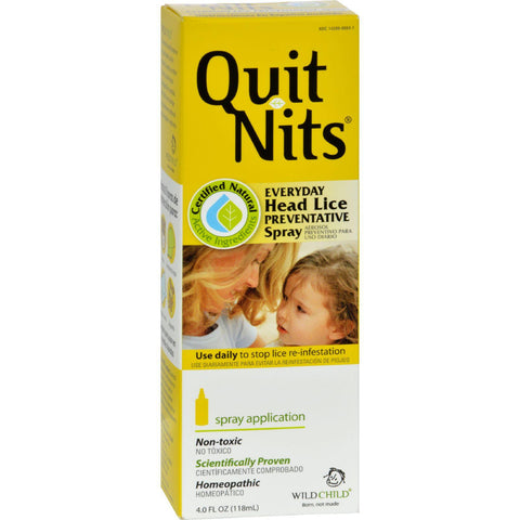 Hyland's Quit Nits Everyday Head Lice Preventative Spray - 4 Oz