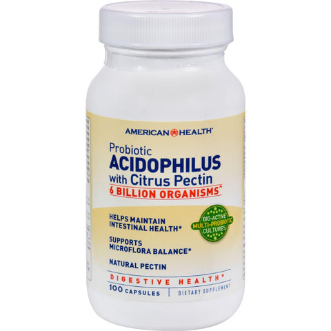 American Health Probiotic Acidophilus With Pectin - 100 Capsules