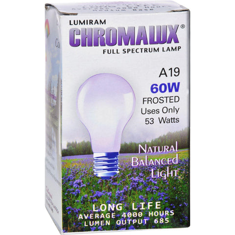 Chromalux Light Bulb Frosted-60w - 1 Bulb