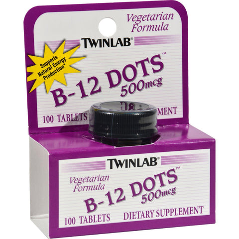 Twinlab B-12 Sublingual Dots - 500 Mcg - 100 Tablets