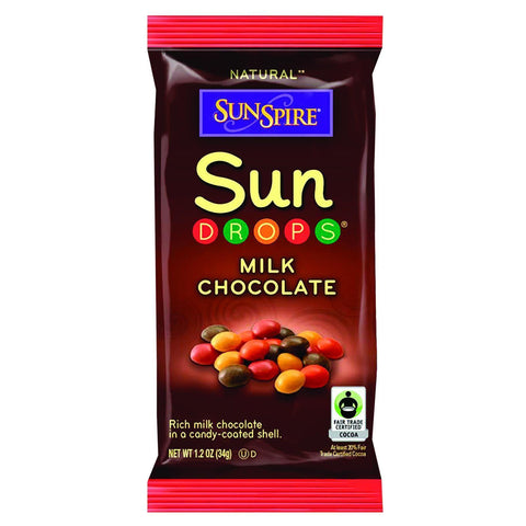 Sunspire Foods Chocolate Candies - Sun Drops - Original - 1.19 Oz - Case Of 12
