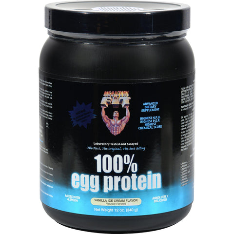 Healthy 'n Fit Nutritionals 100% Egg Protein Vanilla Ice Cream - 12 Oz